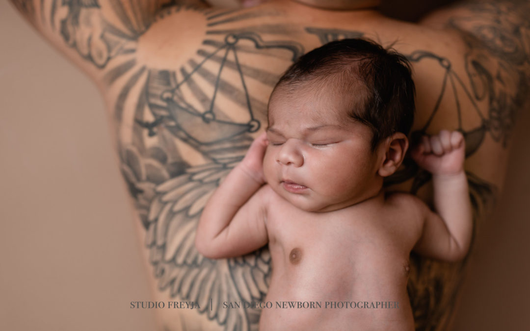 Newborn Session with Grandparents – San Diego Newborn Photographer