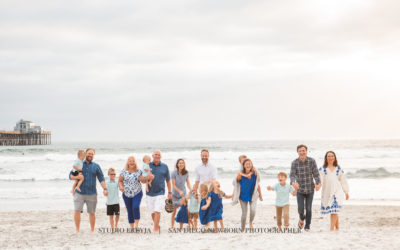 When Families Come Together for Beach Pictures