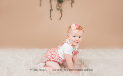 18 Month Milestone Pictures in San Diego Portrait Studio