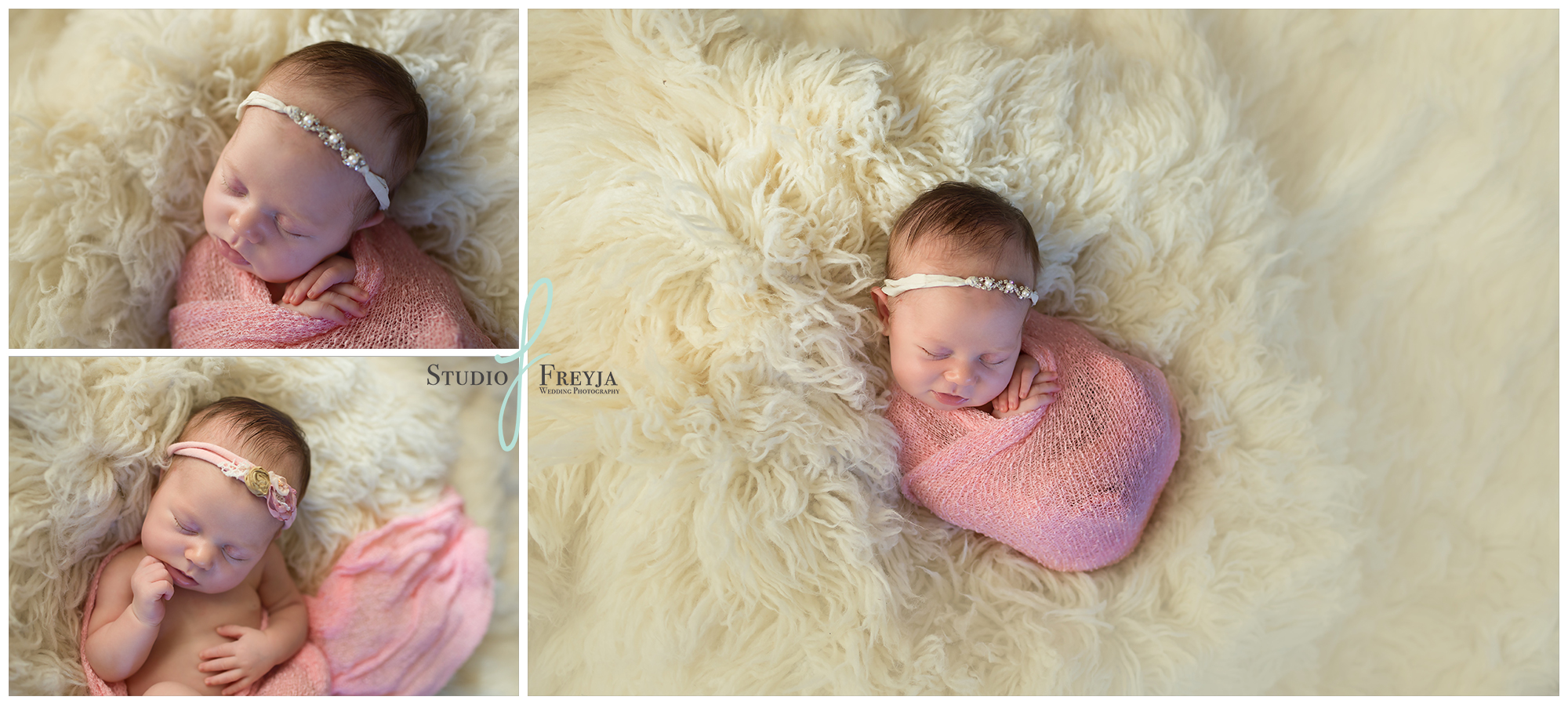 Ava's Newborn Collage from Baby Session in San Diego CA