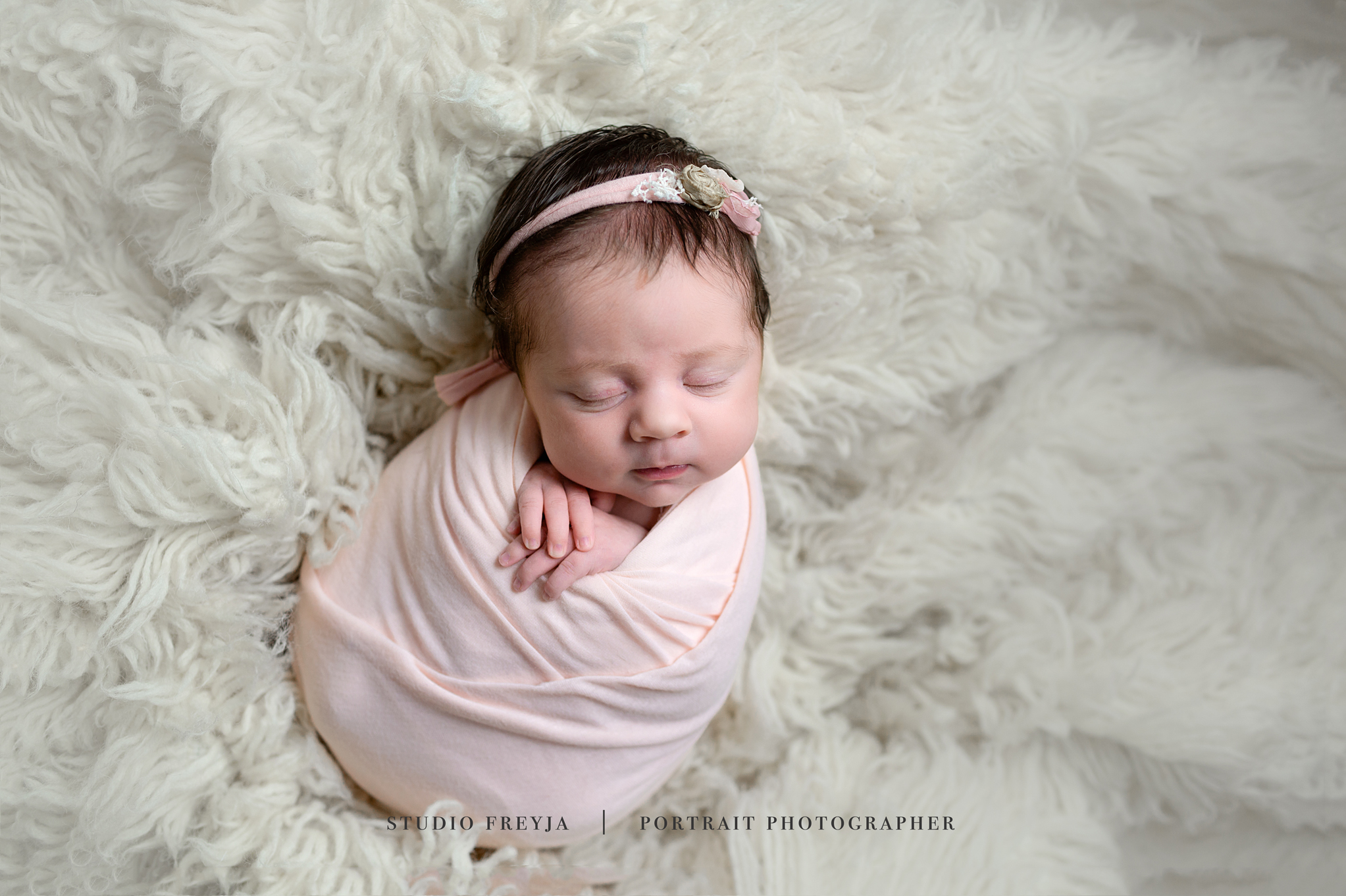 Blush Newborn Baby Girl San Diego Newborn Pictures