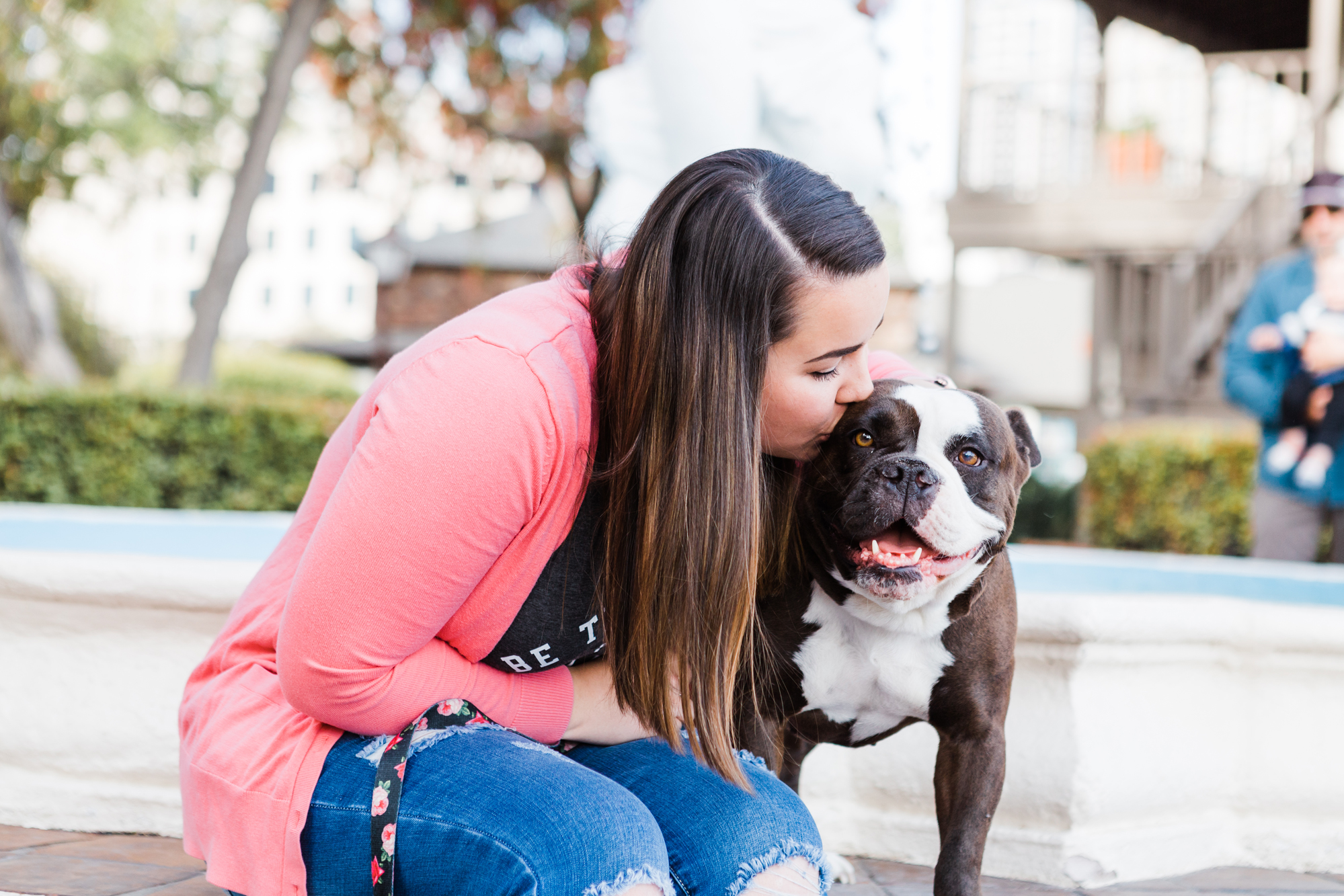 San Diego Portrait Session with English Bulldog