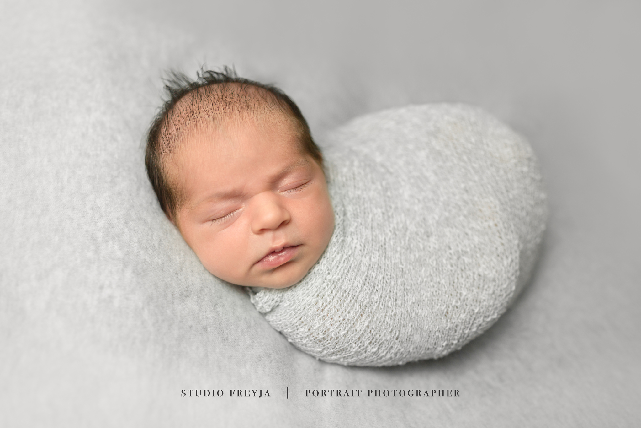 Gray Newborn Session San Diego Newborn Pictures