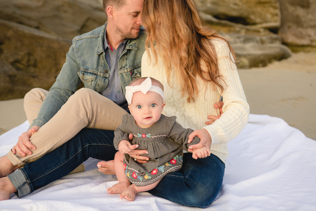 Milestone Pictures in La Jolla by San Diego Baby Photographer