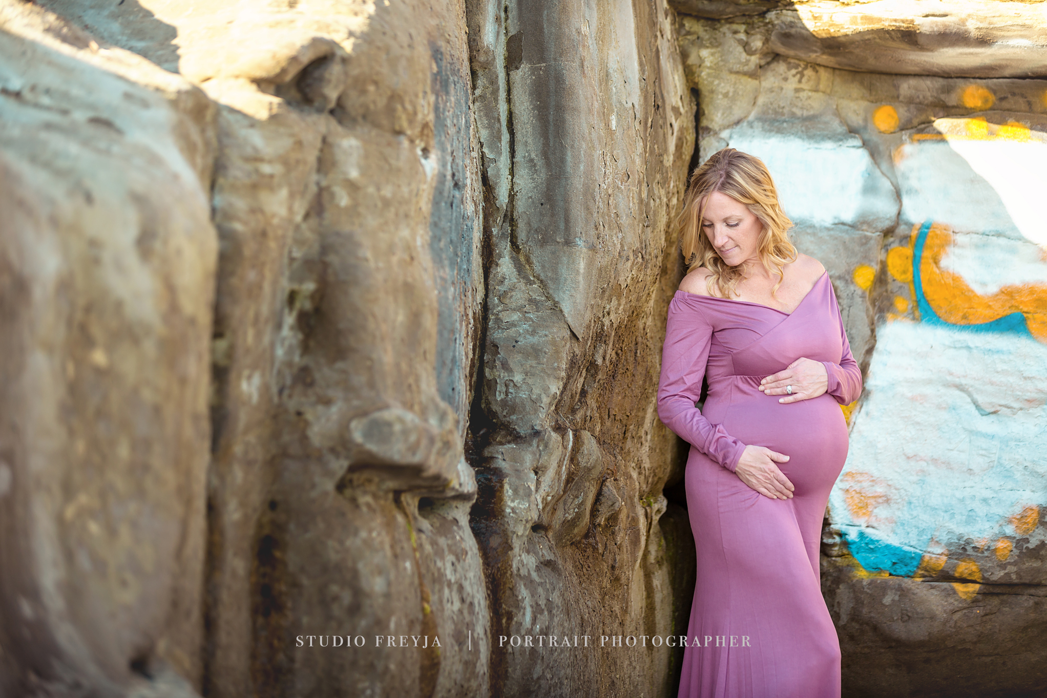 Bird Rock Beach Maternity Portrait Session