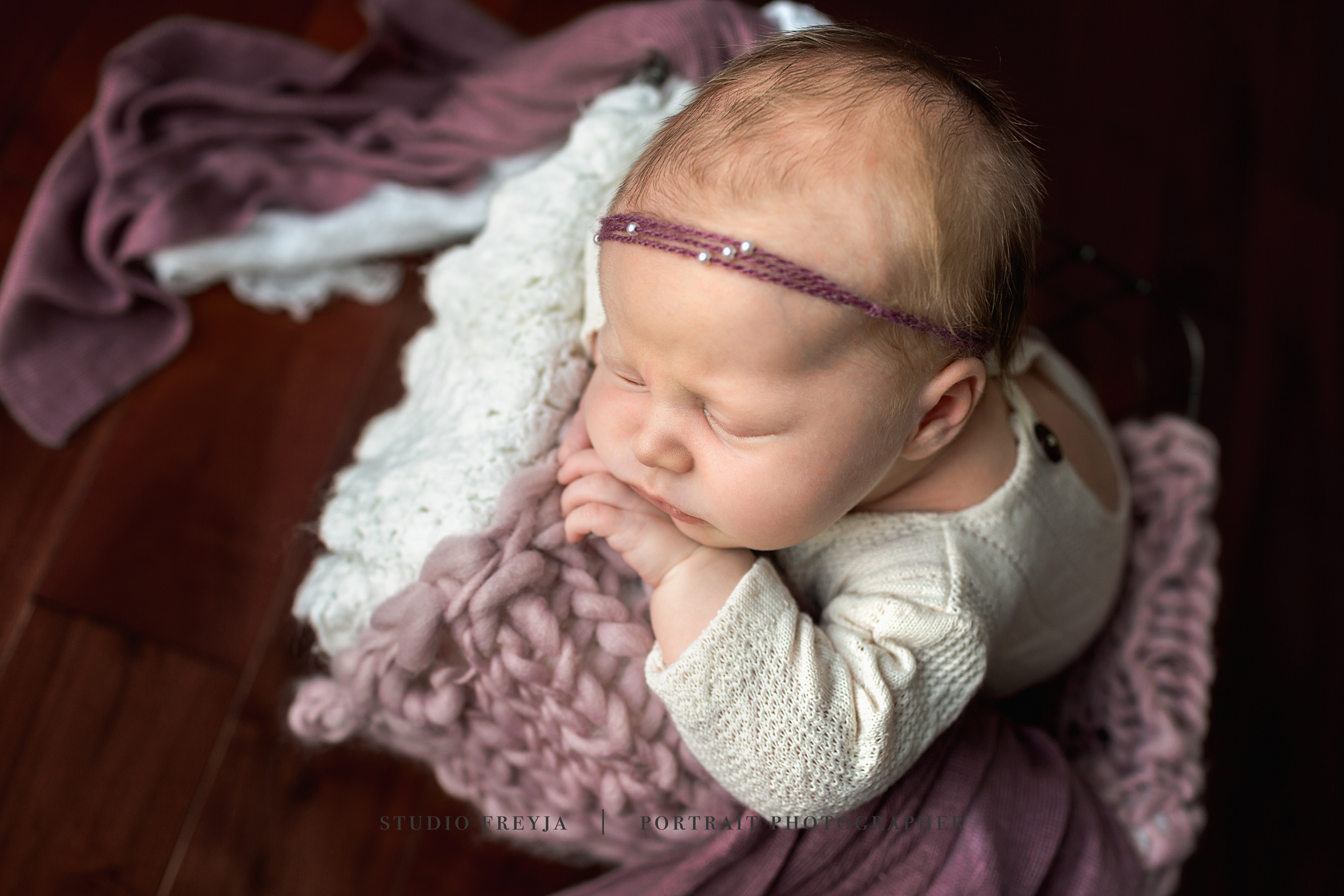 Pink Newborn Girl Session