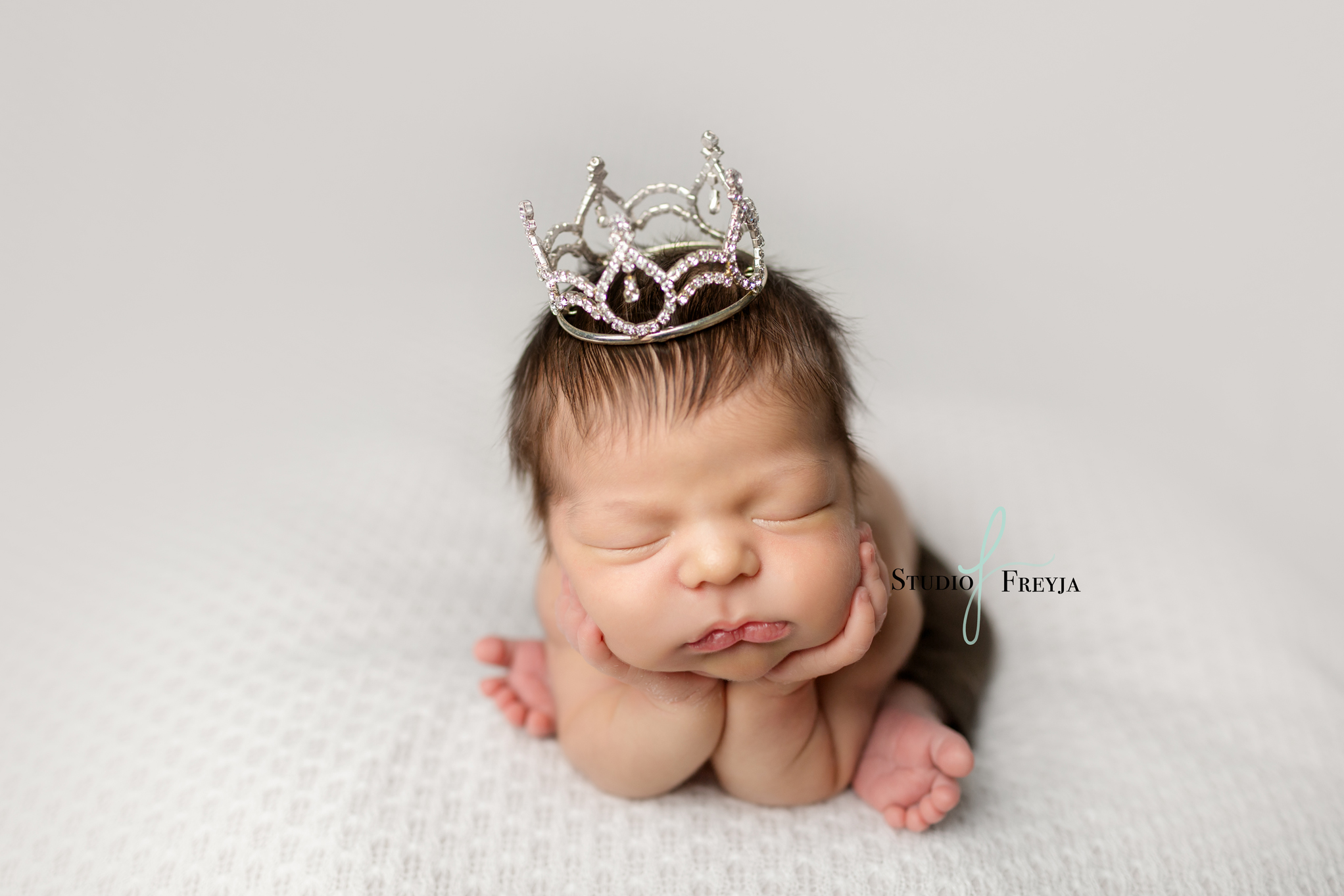 Princess Girl at Newborn Photography San Diego Session