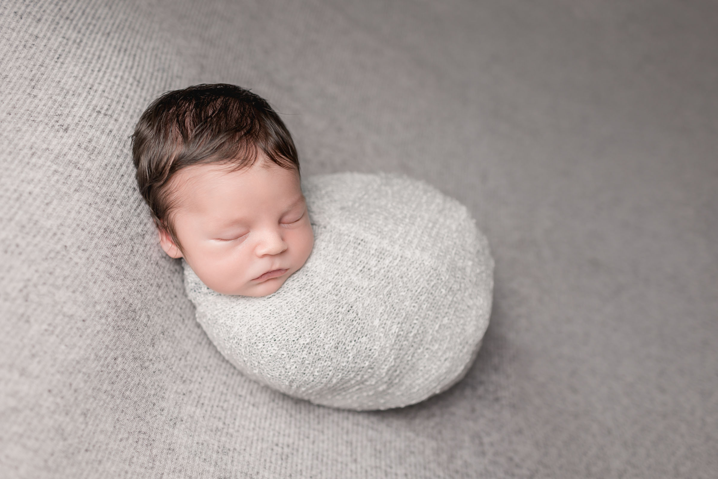 Pea in a Pod Newborn Pose by San Diego Newborn Photographer