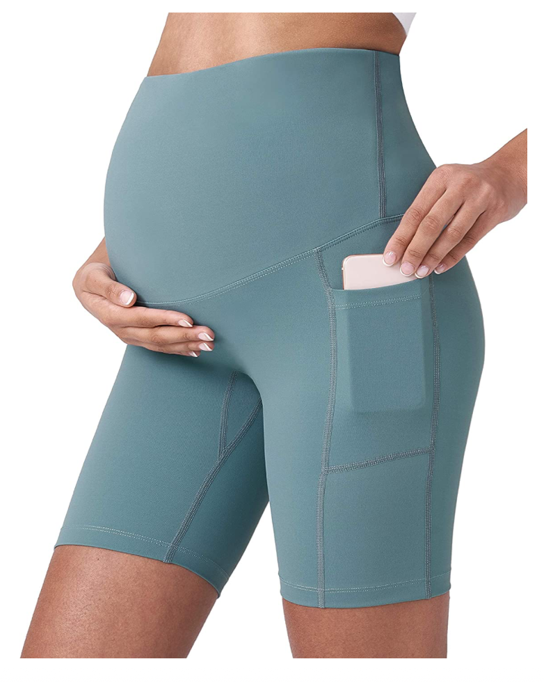 Top Maternity Amazon Picks Biker Shorts
