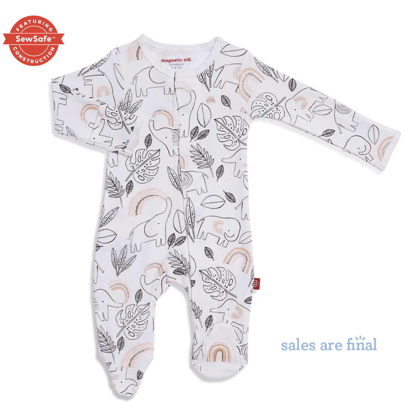 Best Baby Clothing Brands Magnetic Me Cotton Footie